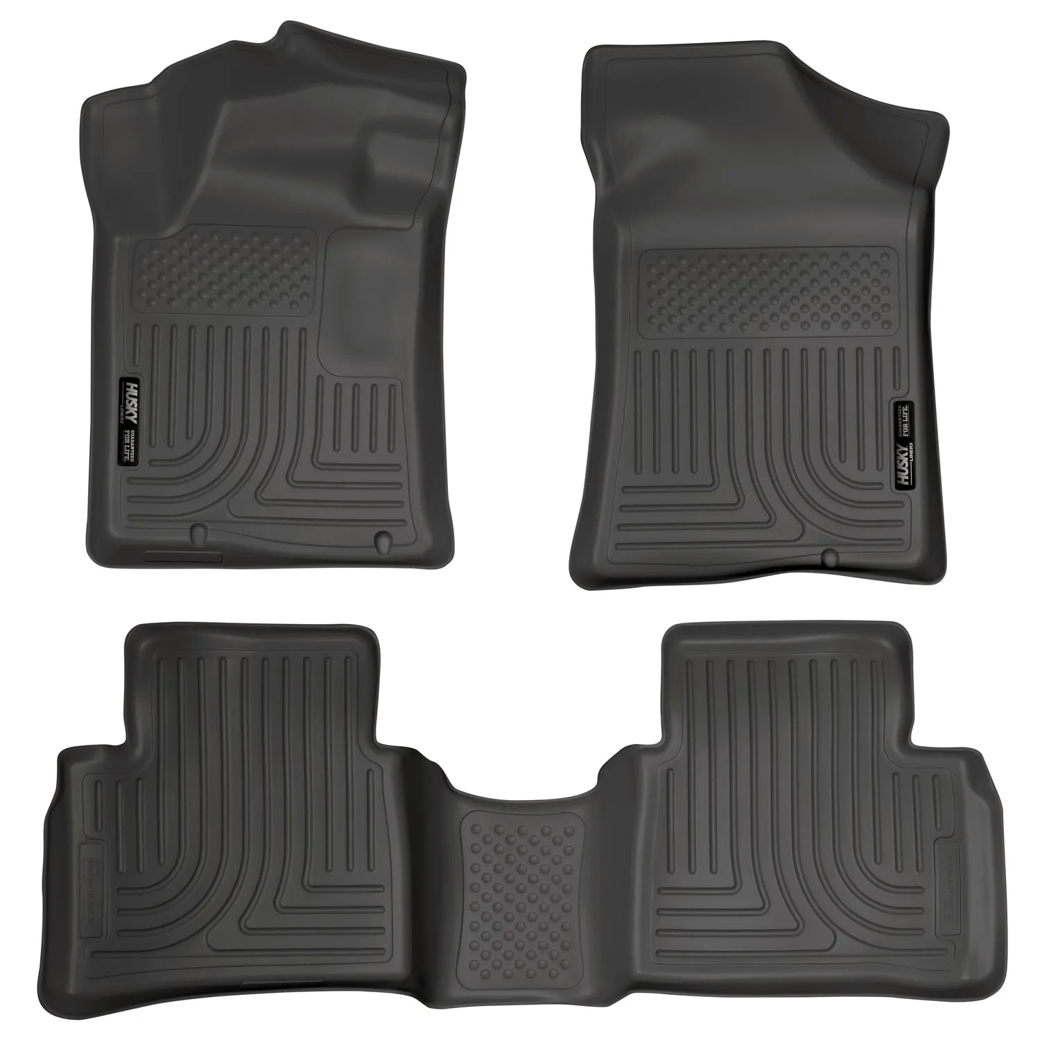 2013-2015 Nissan Altima Sedan Front & 2nd Seat Floor Liners - Black