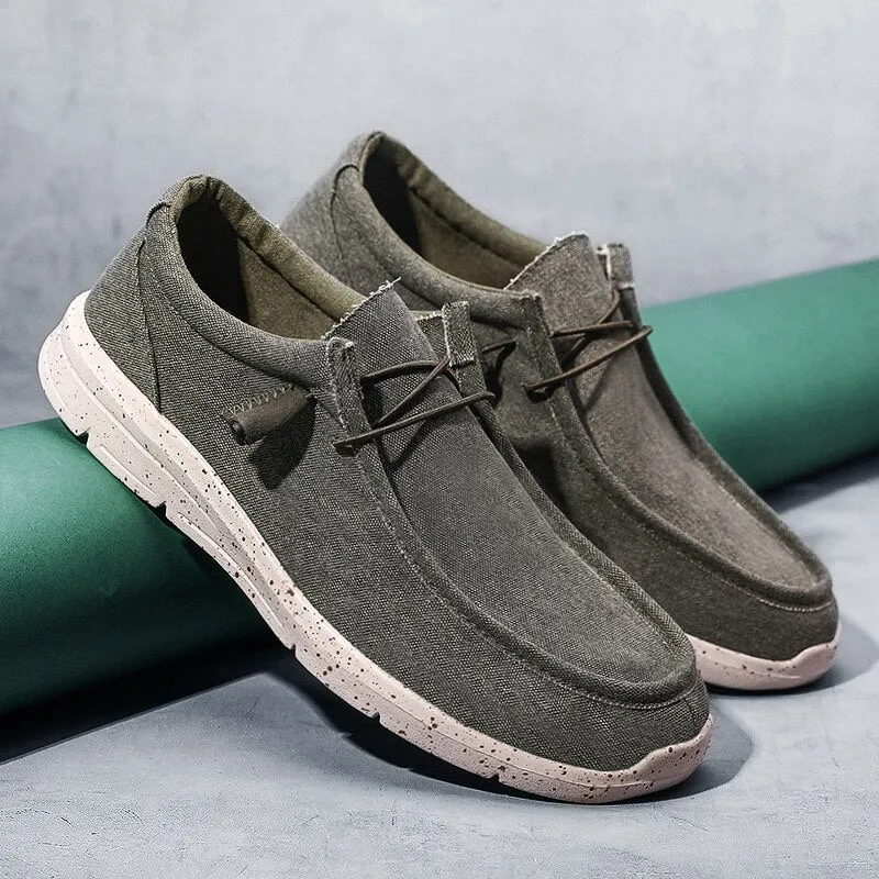 2022 New Spring Summer Men's Vulcanized Shoes Comfortable Breathable Canvas Shoes Men's Flat Shoes Soft Men's Shoes Big Size 48