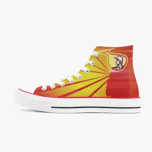 285. New High-Top Canvas Shoes - White