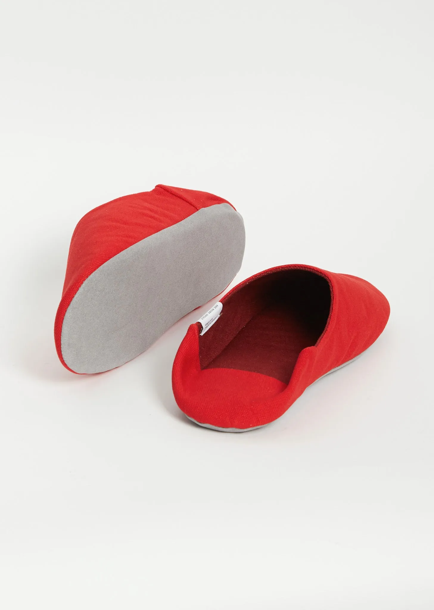 Abe Canvas Home Shoes - Red