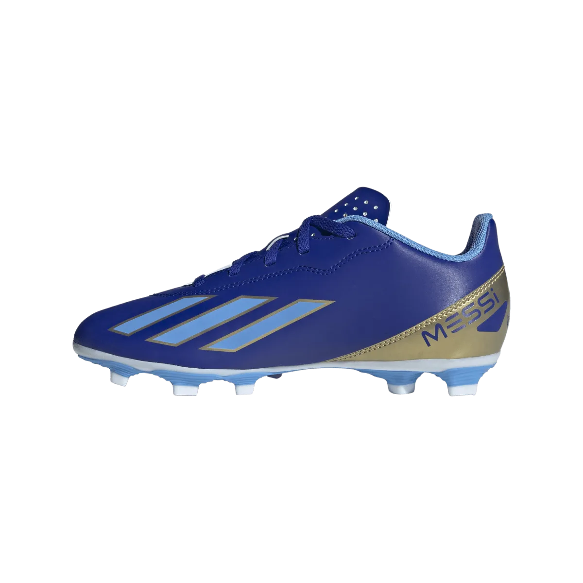 adidas X Crazyfast Messi Club Junior Soccer Cleats ID0720 Lucid Blue/Blue Burst/Cloud White