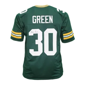 Ahman Green Pro Style Autographed Football Jersey Green (Beckett)