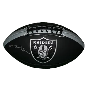 Antonio Brown Autographed Oakland Raiders Full Size Logo Football (JSA)