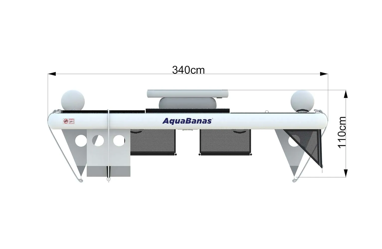 AquaBanas Party Bana™ Floating Platform