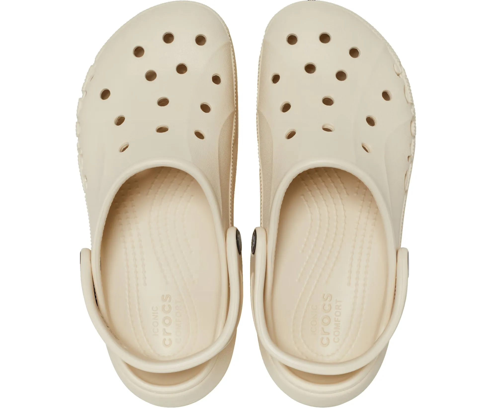 Authentic Crocs Baya Platform Clog - Bone