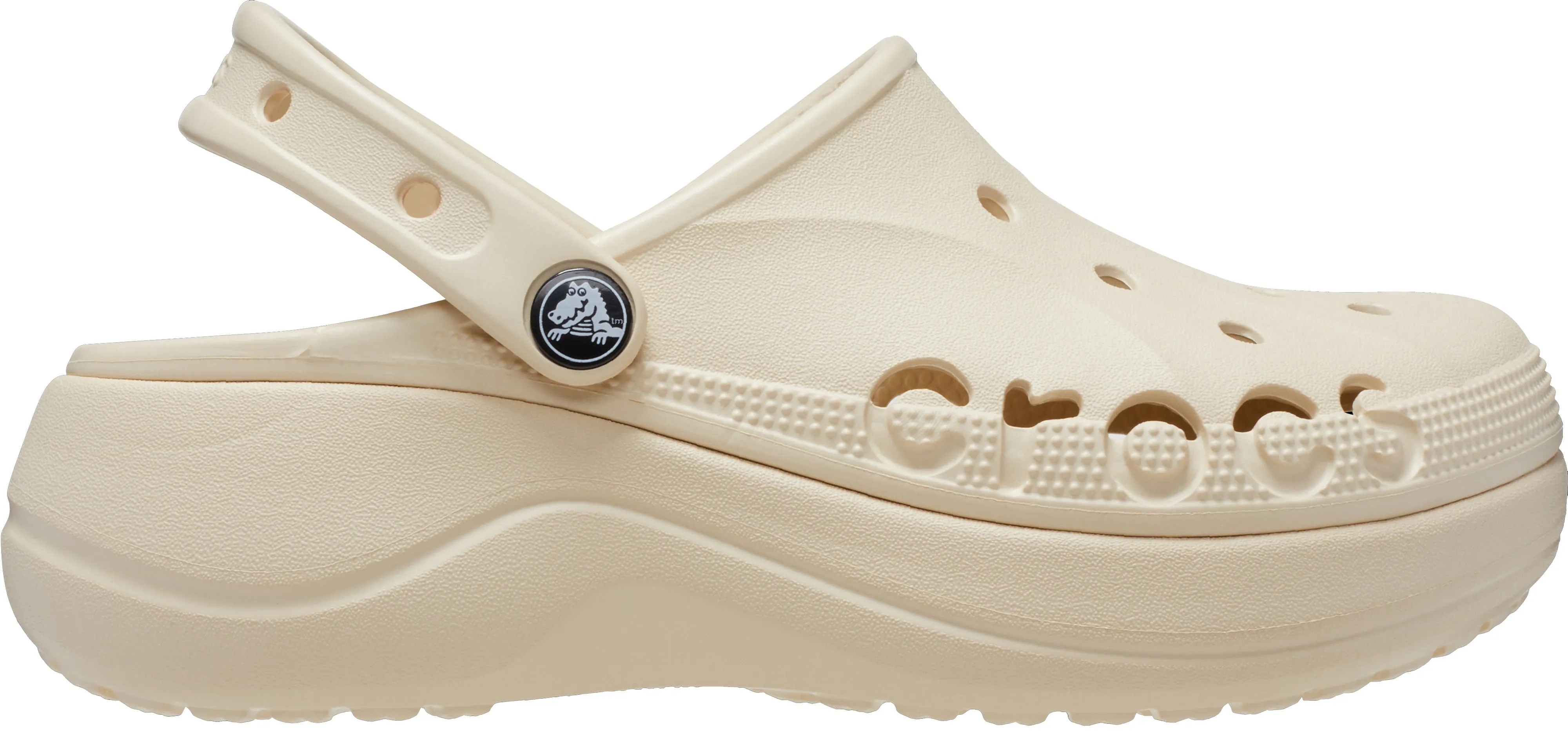 Authentic Crocs Baya Platform Clog - Bone