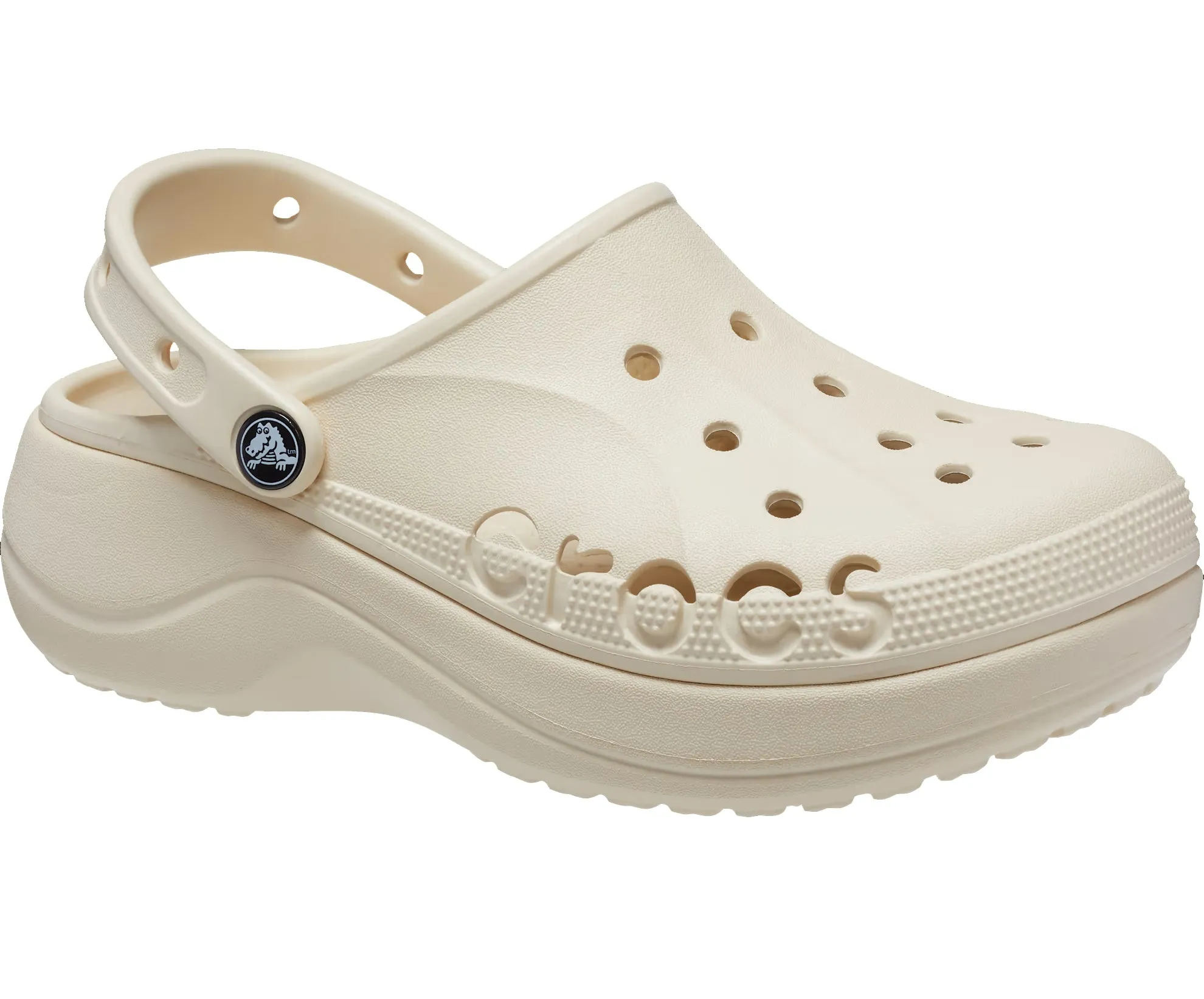 Authentic Crocs Baya Platform Clog - Bone