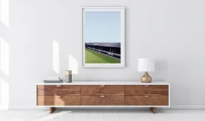 Baseball Ground Illustrated Poster