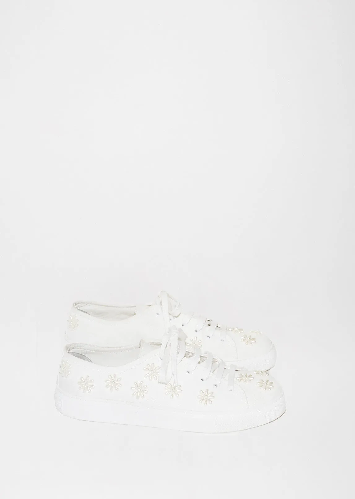 Beaded Plimsolls