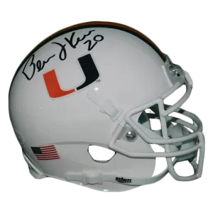 Bernie Kosar Miami Hurricanes Autographed College Football Mini Helmet (JSA)