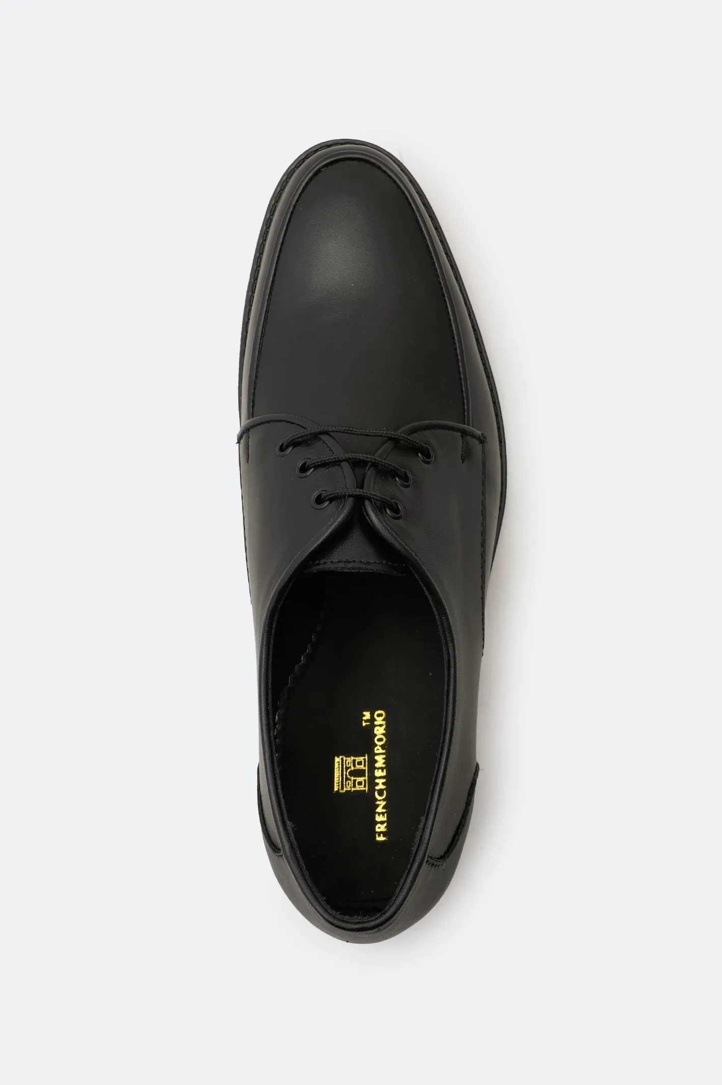 Black Derby Formal Shoes