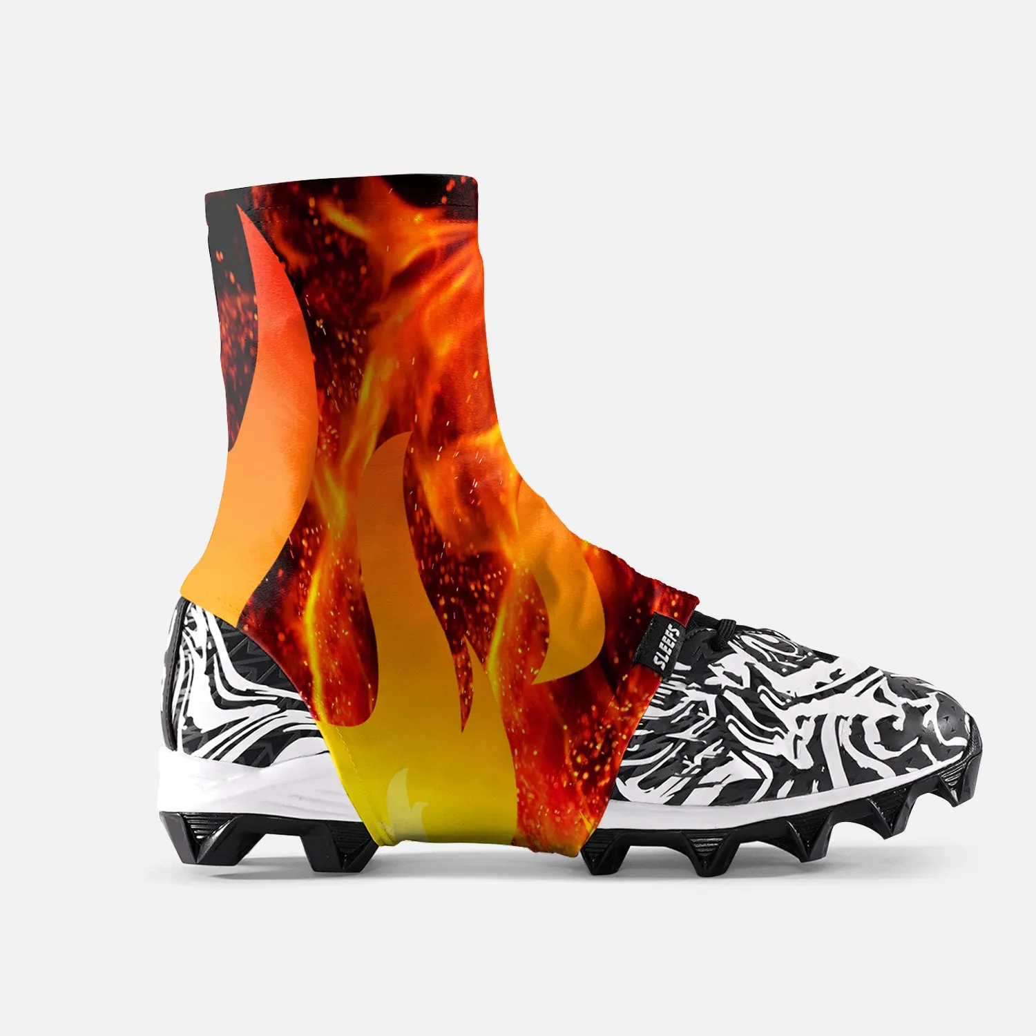 Black Fire Kids Spats / Cleat Covers