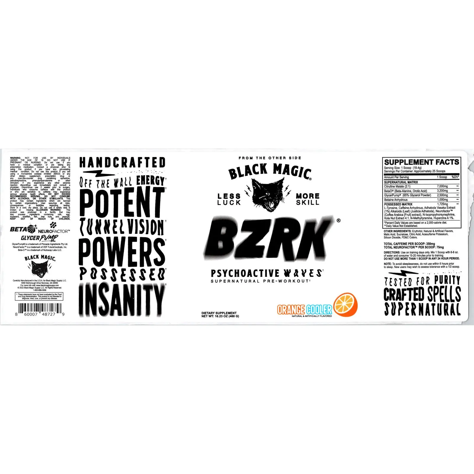 Black Magic BZRK 25 Servings