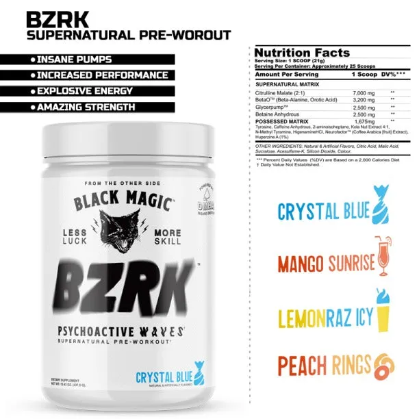 Black Magic BZRK 25 Servings