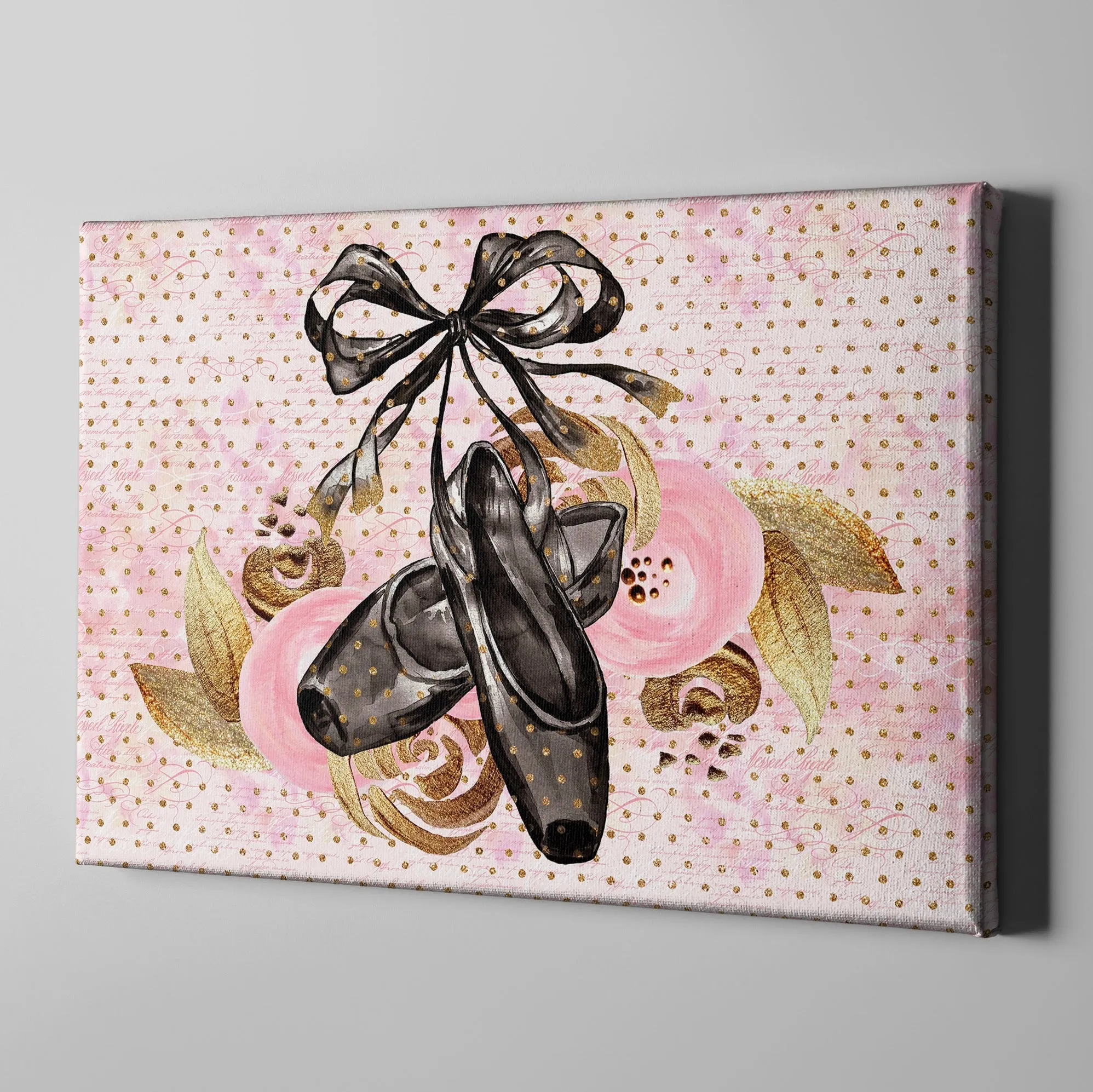 Black Swan Fashion Gallery Wrapped Canvas