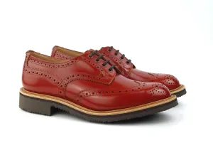 Bourton Country Brogue Shoe - Orange Bookbinder