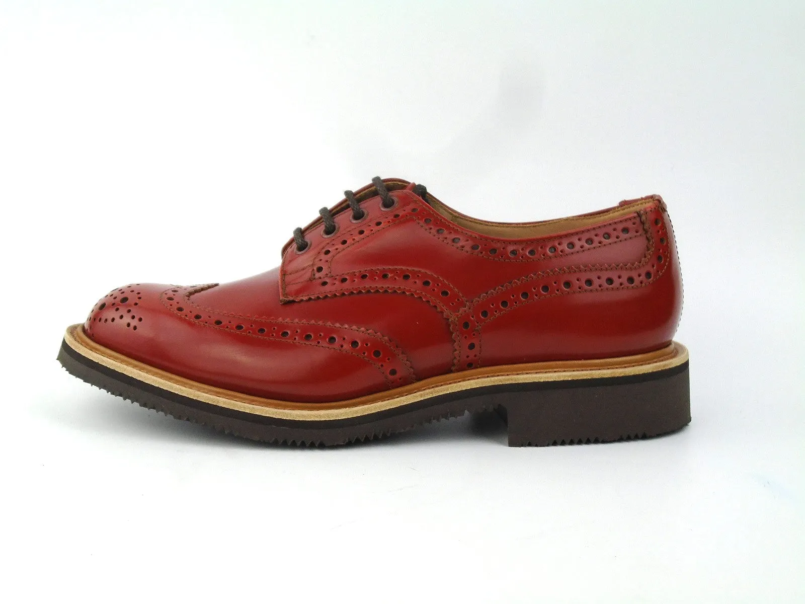 Bourton Country Brogue Shoe - Orange Bookbinder