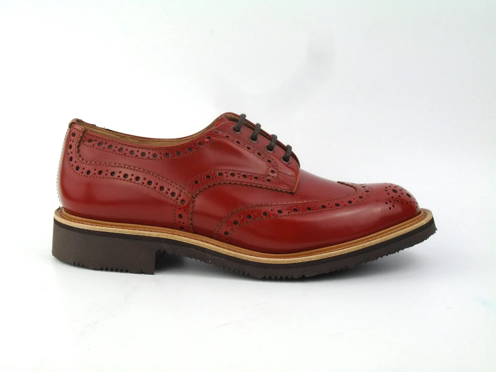 Bourton Country Brogue Shoe - Orange Bookbinder