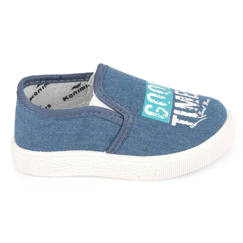 Boys Casual Shoes (2-102) - Light Blue