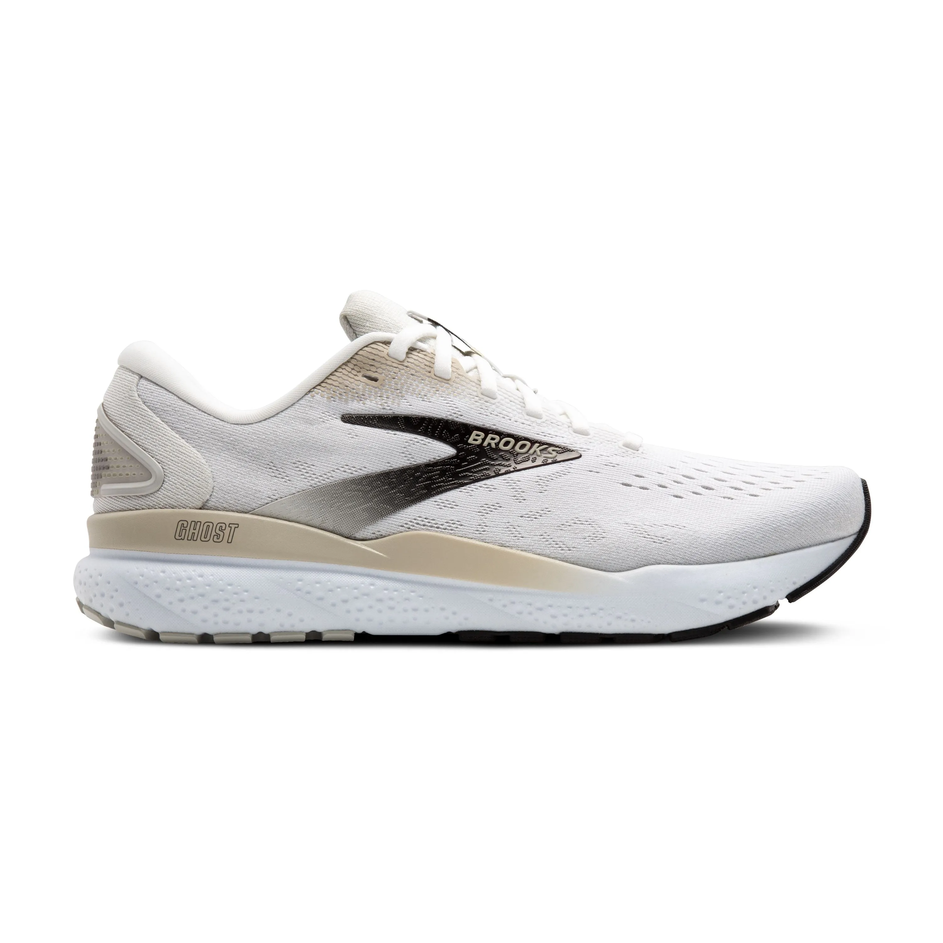 Brooks | Ghost 16 | Men's | White/Cream/Pink