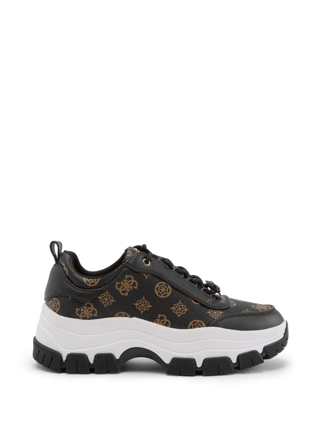 Brown Bria Logo Low Top Sneakers