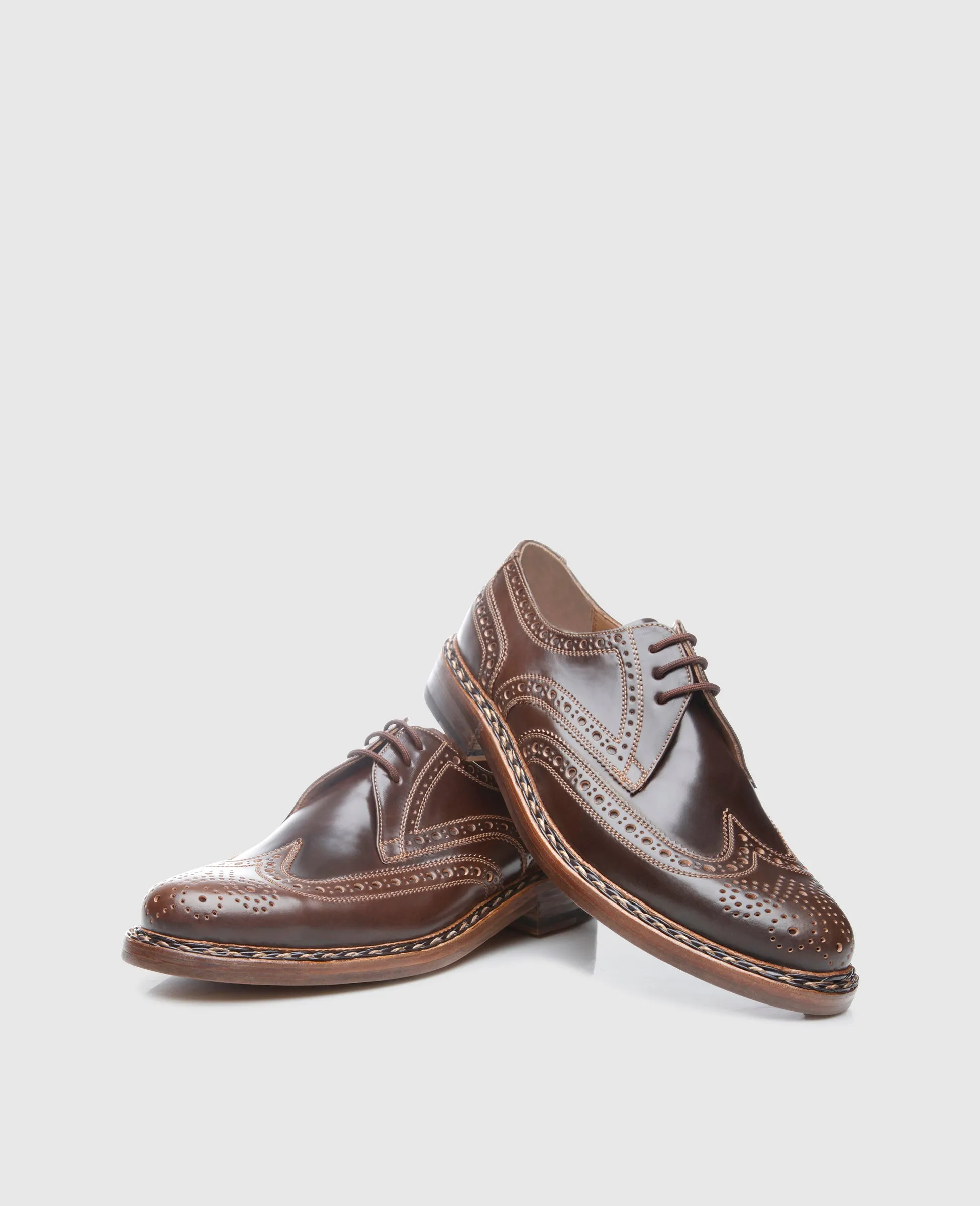 Buda Full-Brogue C - Dark Cognac