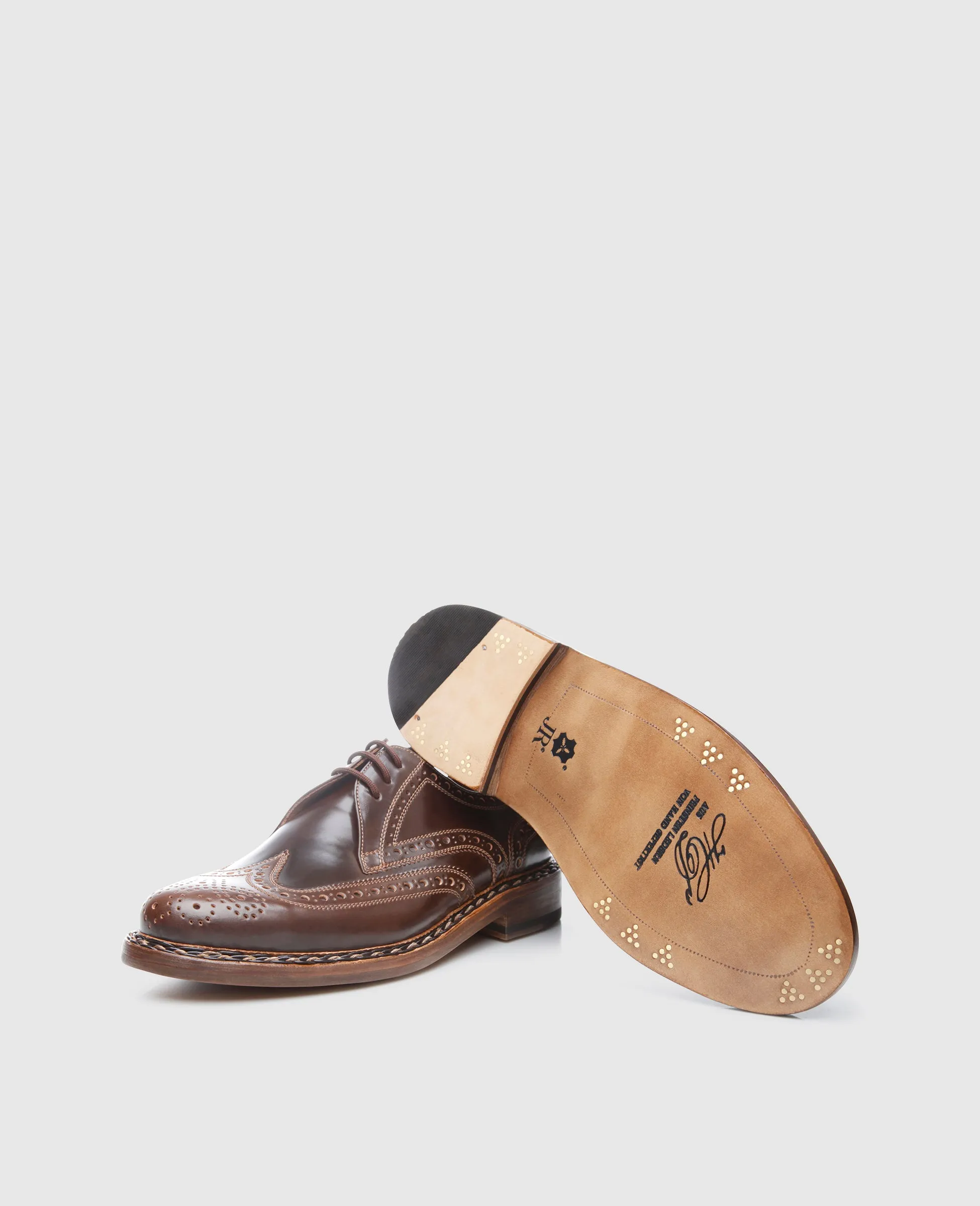 Buda Full-Brogue C - Dark Cognac