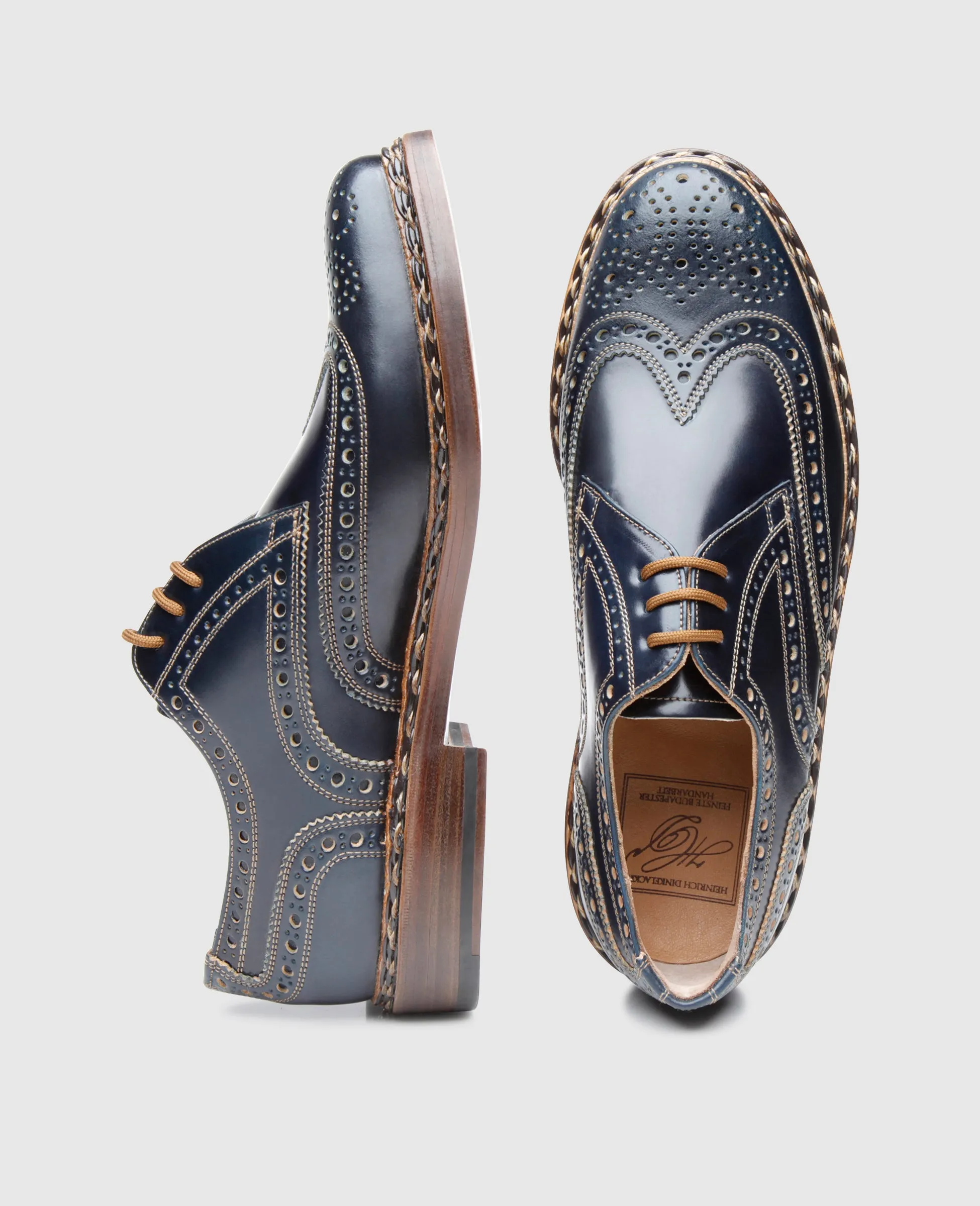 Buda Full-Brogue C - Navy