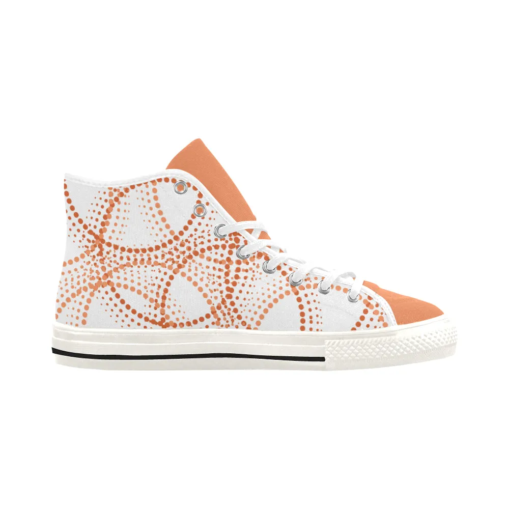 Buy Women's Polka  Print Canvas High Top Shoes at TFS