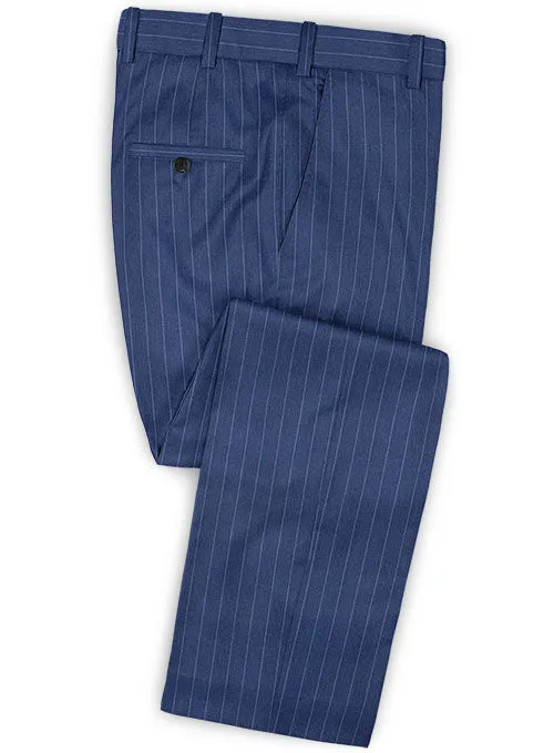 Caccioppoli Dapper Dandy Parbo Blue Wool Suit