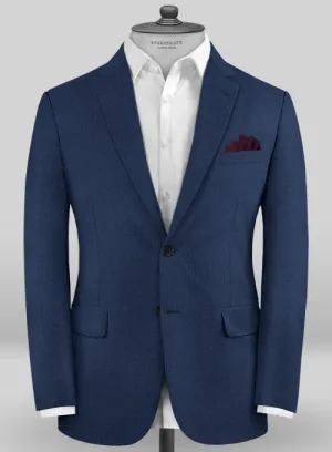 Caccioppoli Sun Dream Garcie Bottle Blue Wool Silk Jacket