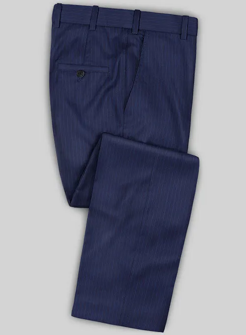 Caccioppoli Sun Dream Mavas Blue Wool Silk Suit