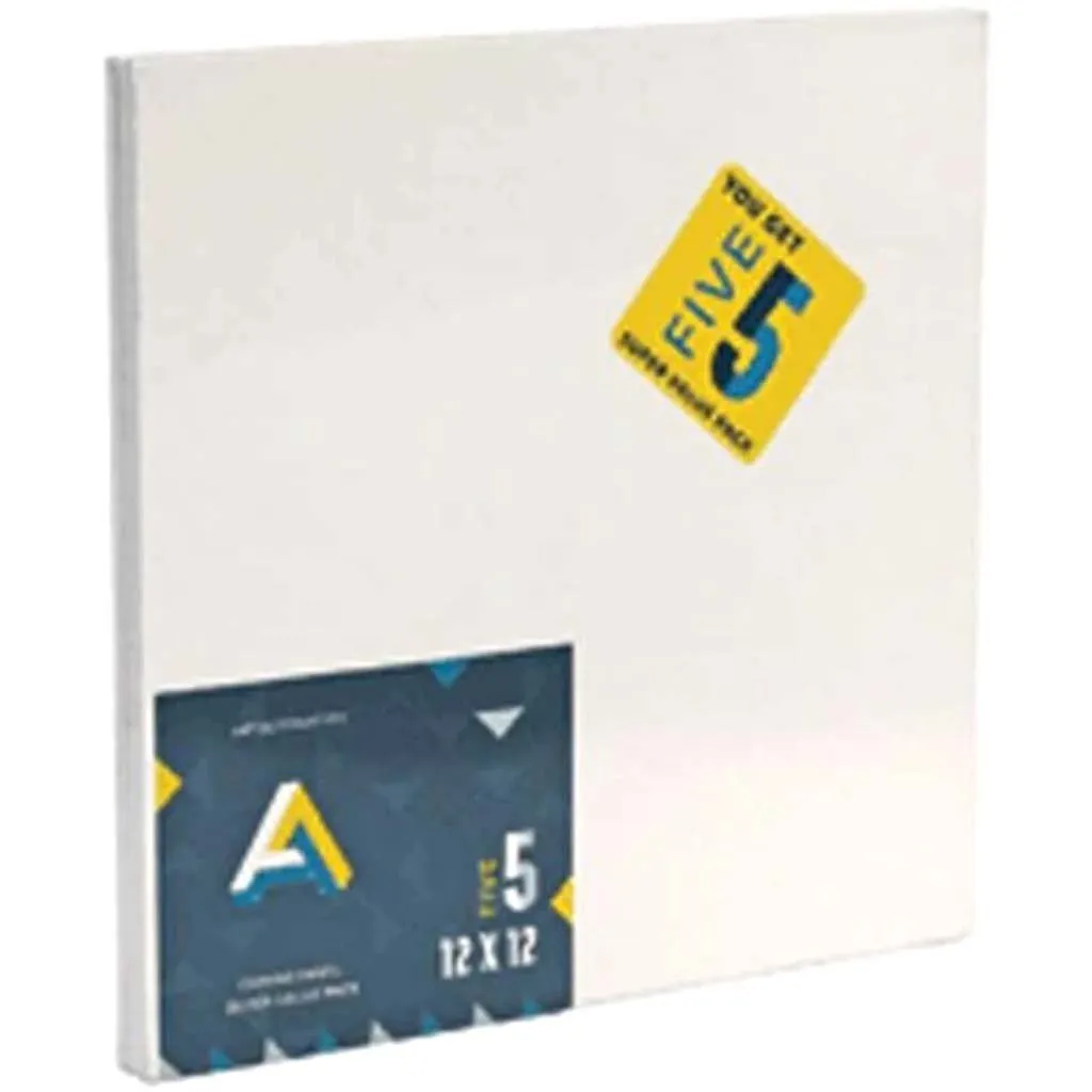 Canvas Panel Super Value Packs 12in x 12in 5pk