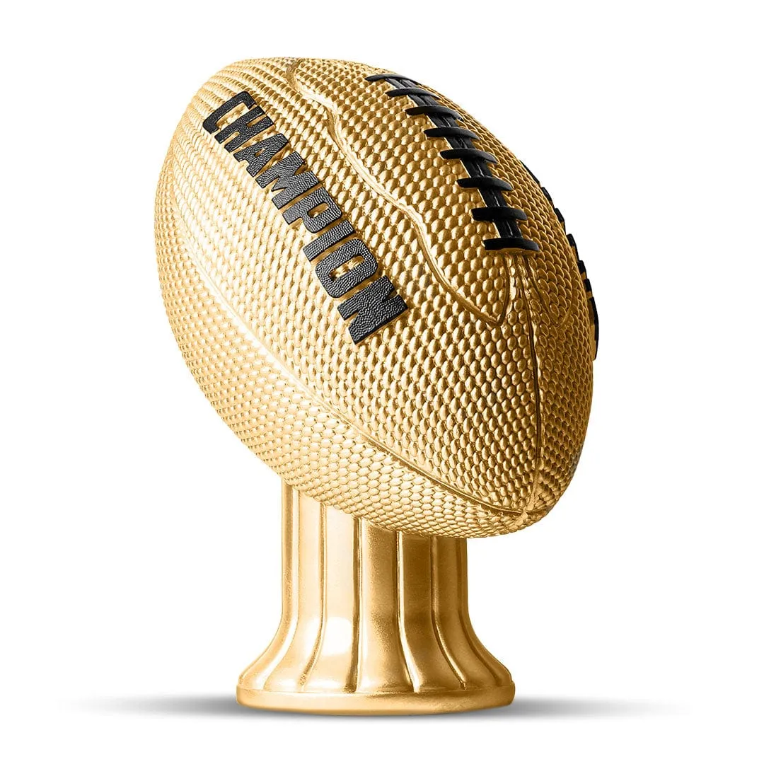 Champion Football Trophy Topper - Gold