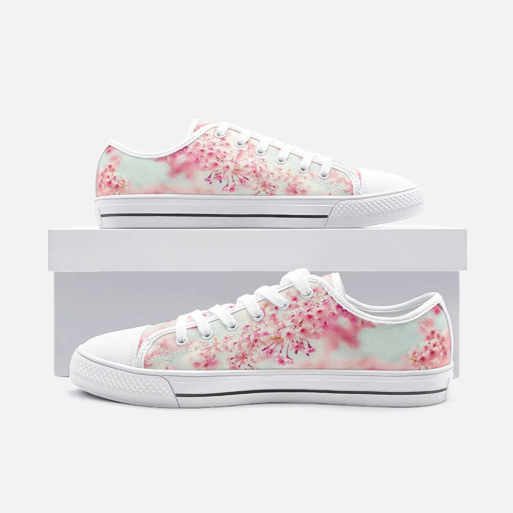 Cherry Blossom Low Top Canvas Shoes