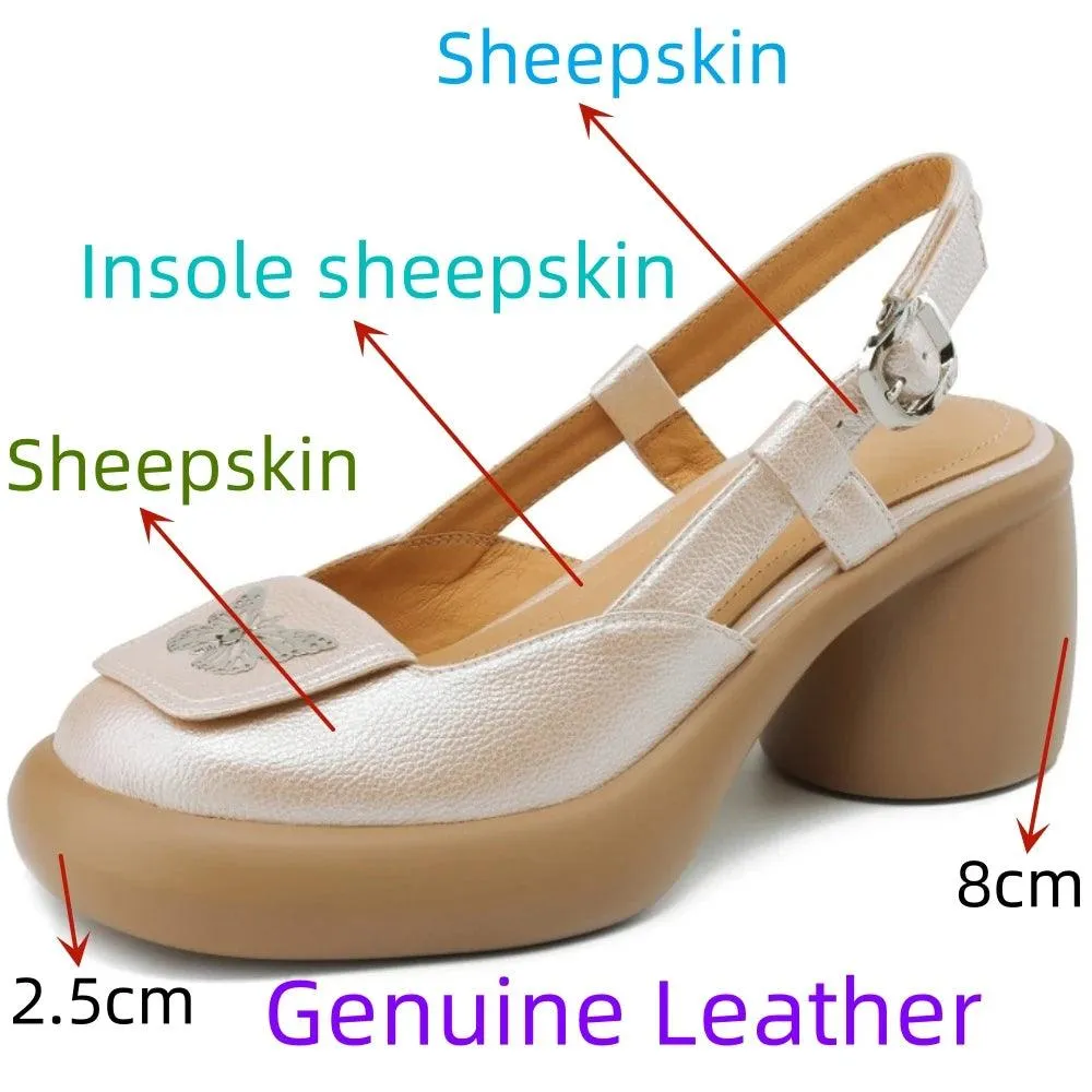 Chunky Heels Sandals - TSS109 Women's Casual Shoes