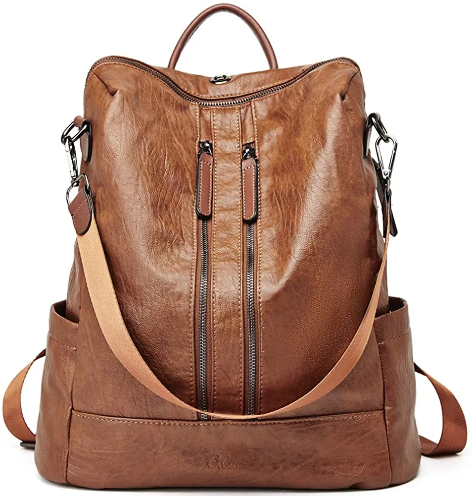 CLUCI Leather Backpack