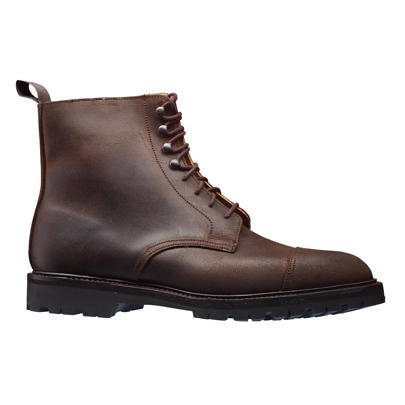 Coniston Dark Brown Rough-Out Suede (Cleated Sole)