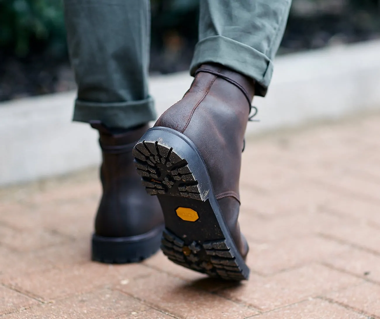 Coniston Dark Brown Rough-Out Suede (Cleated Sole)