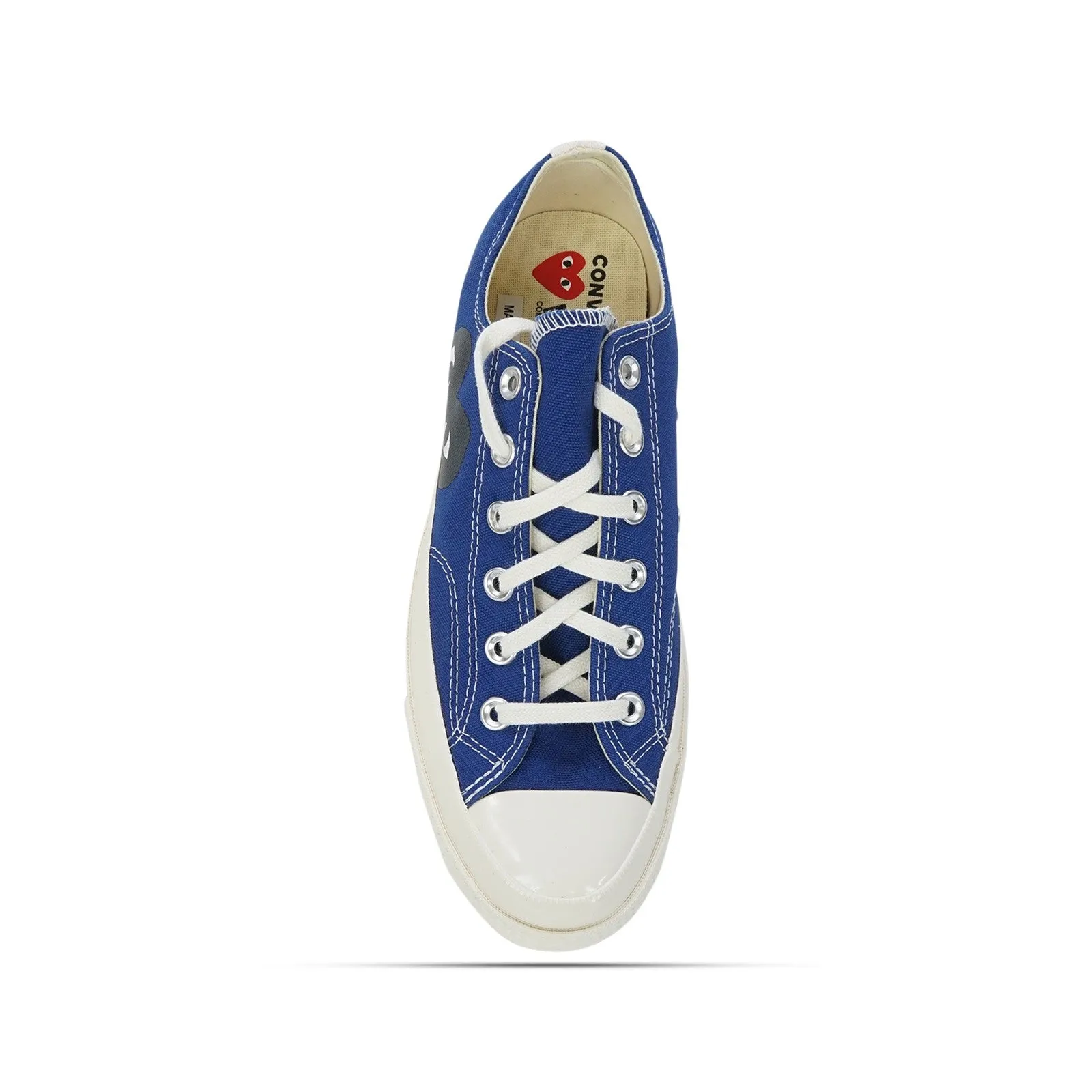 Converse x Comme des Garçons PLAY Chuck '70 All Star Low (Blue Quartz/Egret/Black) Men's Shoes AZ-K121-001-2