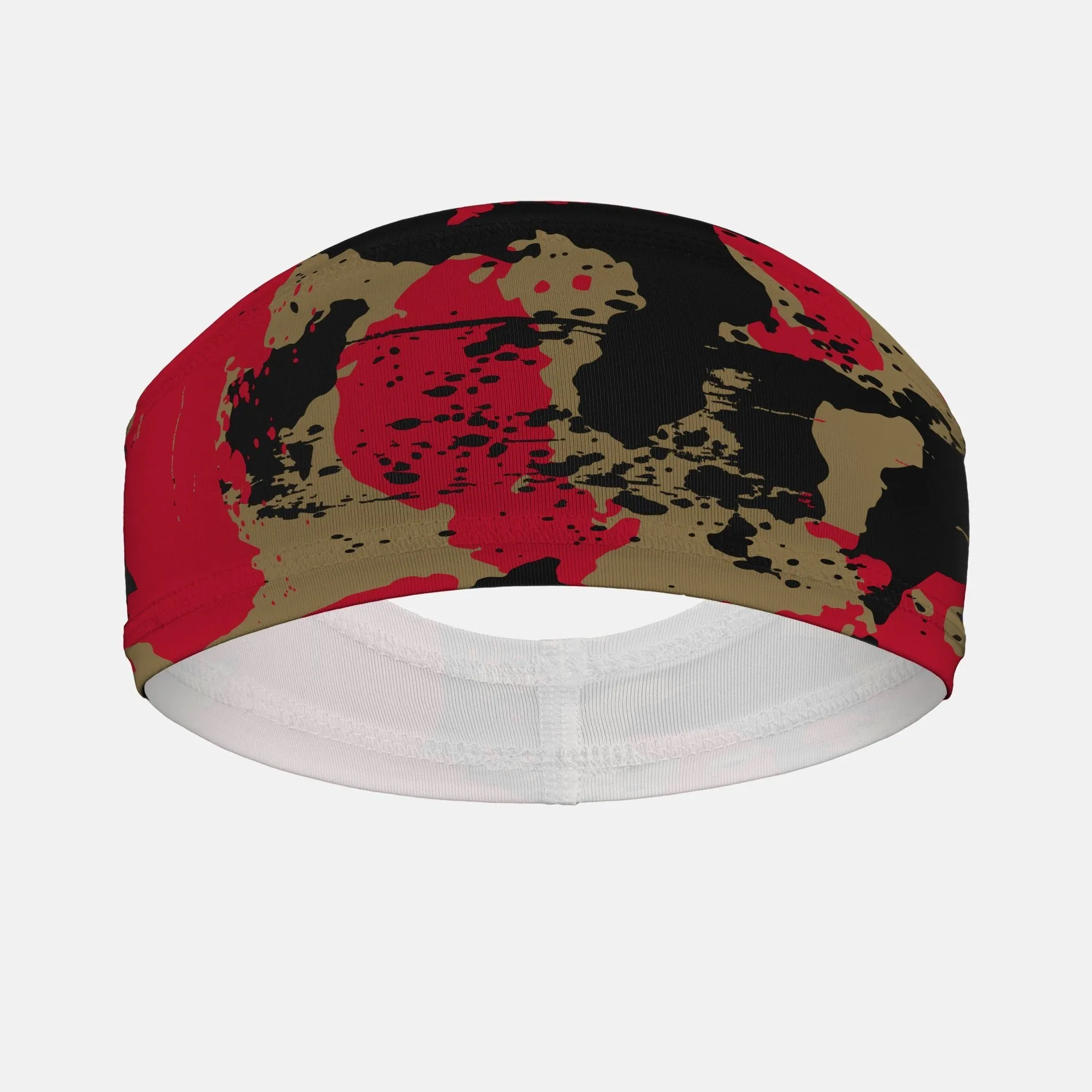 Corrosive Gold Black Maroon Skull Wrap