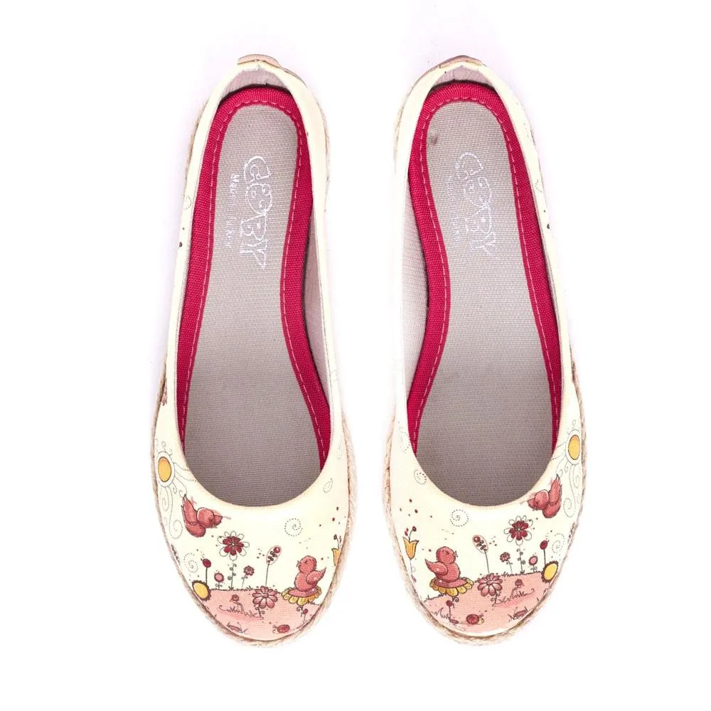 Cute Birds Ballerinas Shoes FBR1196