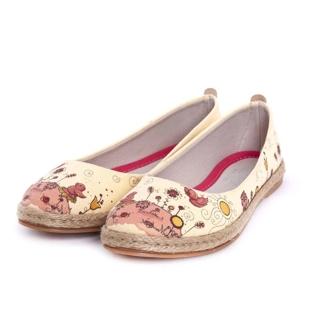 Cute Birds Ballerinas Shoes FBR1196