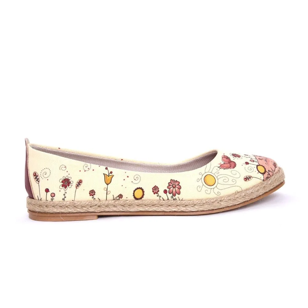 Cute Birds Ballerinas Shoes FBR1196