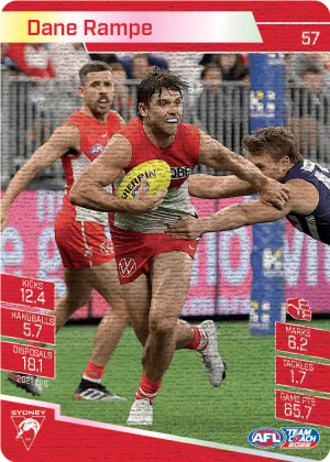 Dane Rampe. Canvas, 2022 Teamcoach AFL