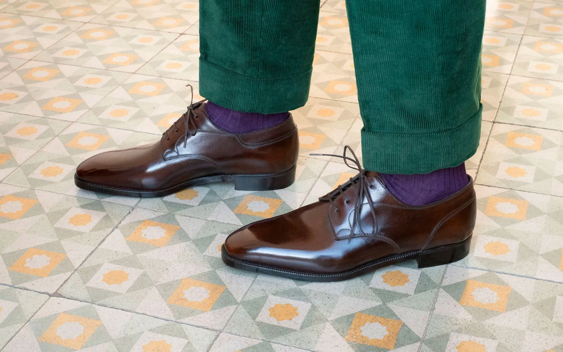 Dark Brown Classic Derby Shoe