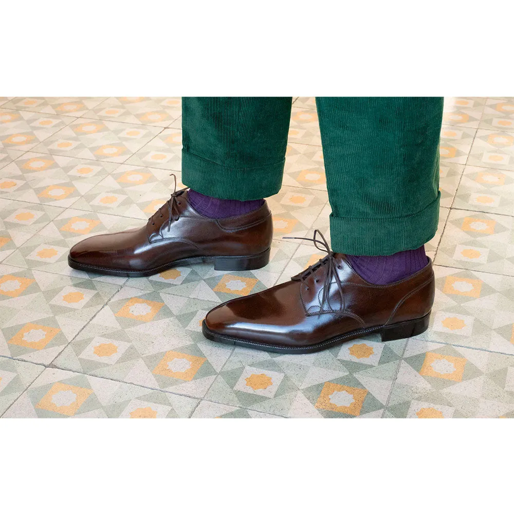 Dark Brown Classic Derby Shoe