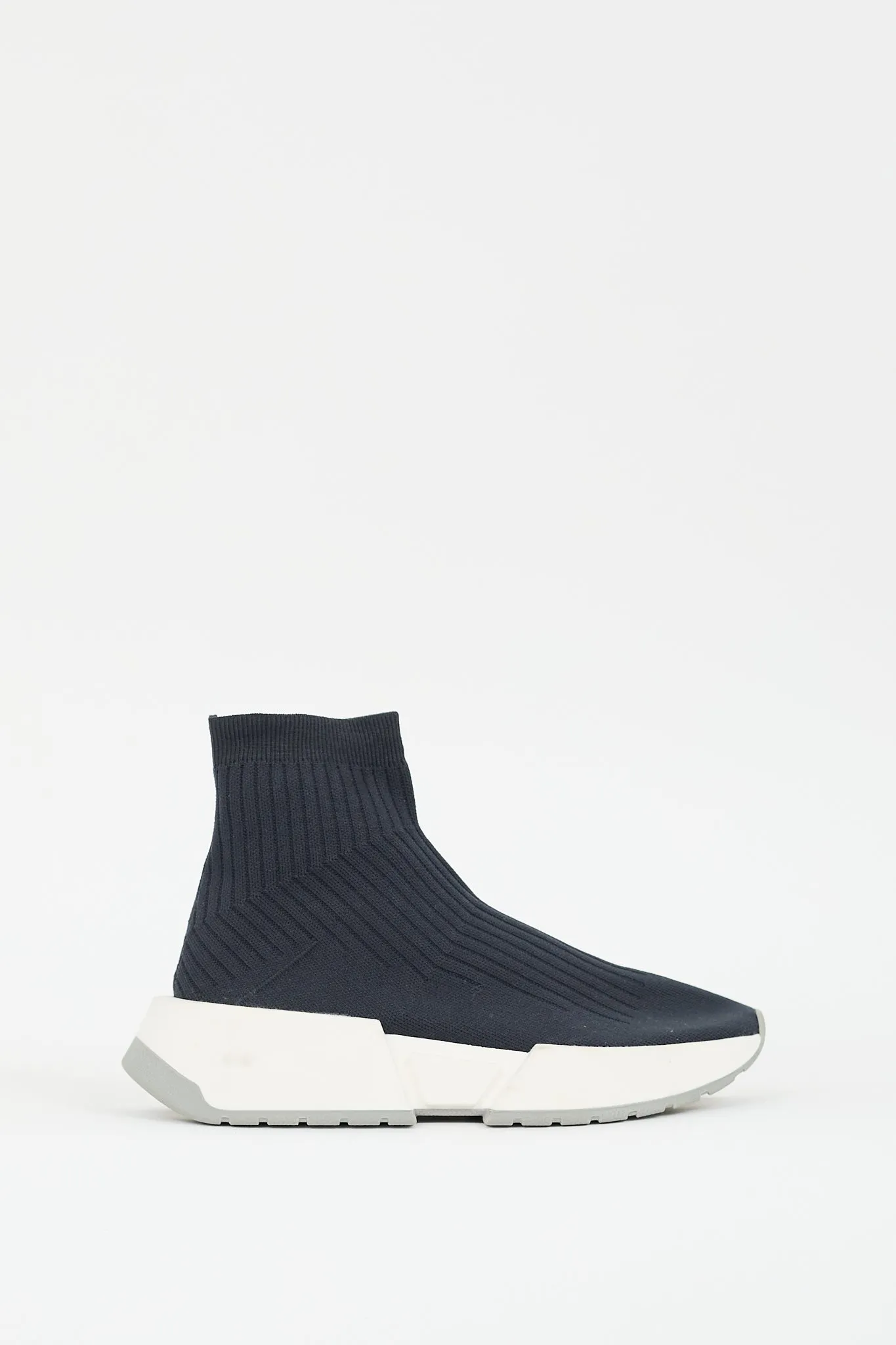 Dark Grey Sock Platform  Sneaker