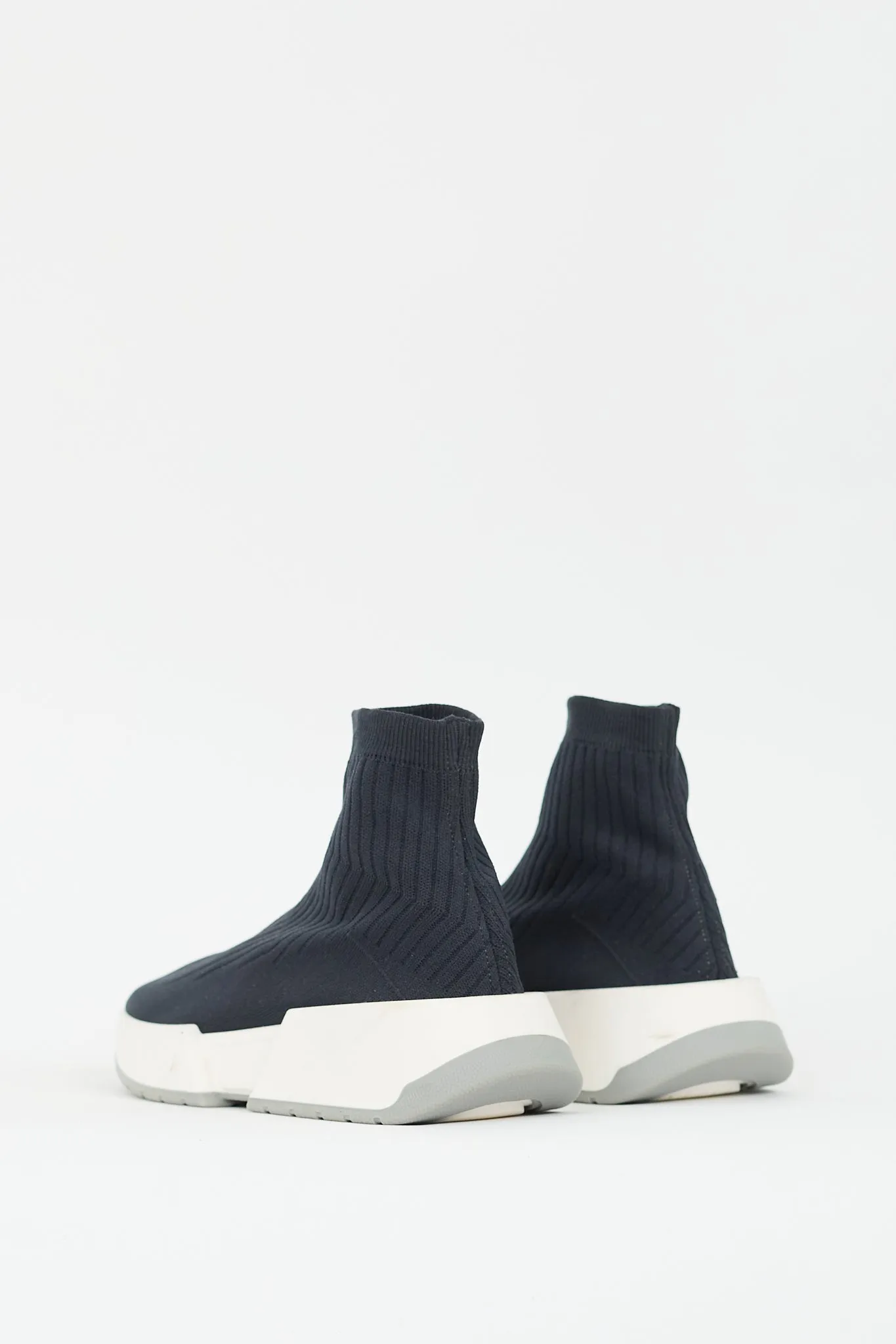 Dark Grey Sock Platform  Sneaker