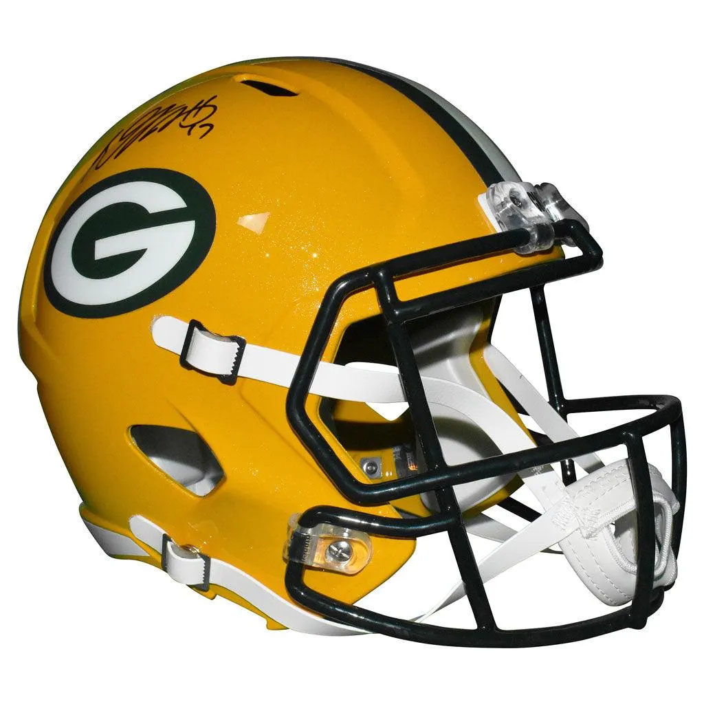 Davante Adams Green Bay Packers Autographed Full-Size Speed Replica Football Helmet (Beckett)